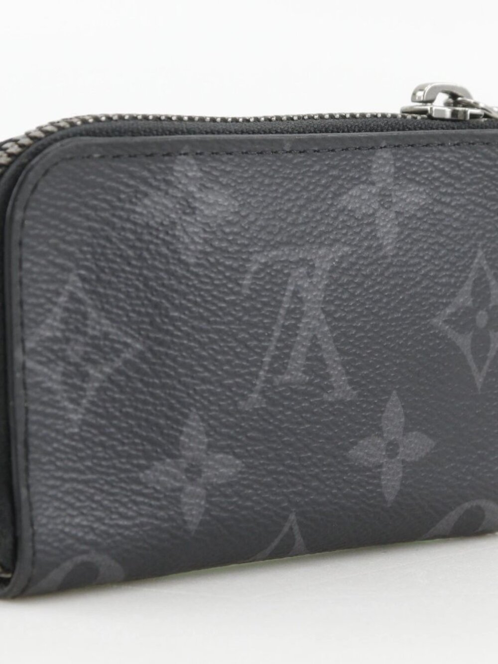 LOUIS VUITTON Portemonejour Coin Purse M63536 Monogram Eclipse black PVC mens - Picture 3 of 16